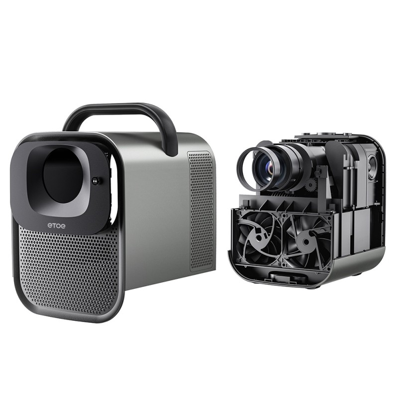 ETOE Seal Pro projektor s Google TV, 1300 ANSI, automatické zaostřování a korekce zkreslení – nová verze