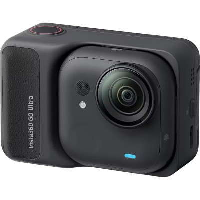 Kamera sportowa Insta360 GO Ultra Standard Bundle, 5nm AI čip pro 4K60fps video, snímač 1/1,28″ – černá