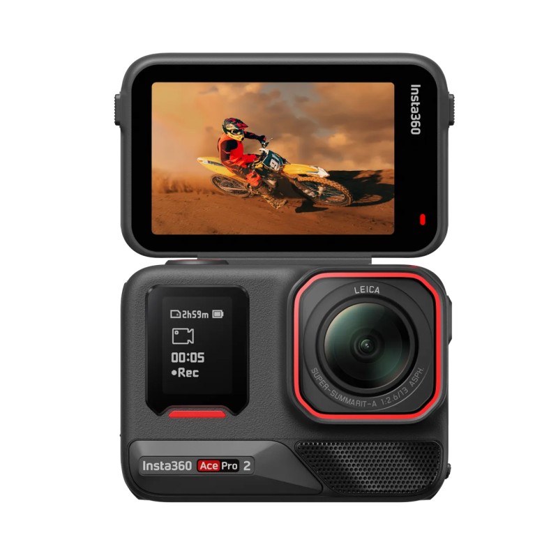 Insta360 Ace Pro 2 Dual Battery Bundle – sportovní kamera, 8K30 video, CMOS snímač 1/1,3″, půlnoční černá