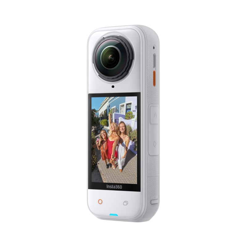 Insta360 X5 Satin White Limited Edition – sportovní kamera, 8K 360° video, snímače 1/1,28″