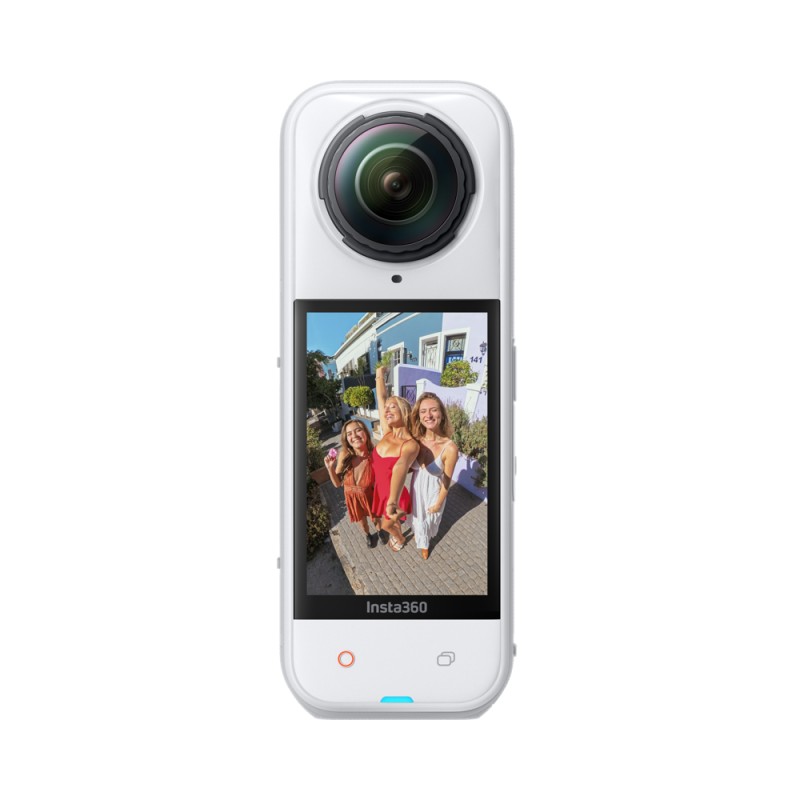 Insta360 X5 Satin White Limited Edition – sportovní kamera, 8K 360° video, snímače 1/1,28″