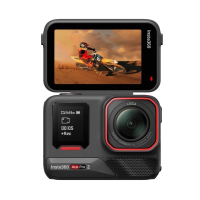 Insta360 Ace Pro 2 sportovní kamera Flash Print Bundle, video 8K30, CMOS snímač 1/1,3" – Černá půlnoc