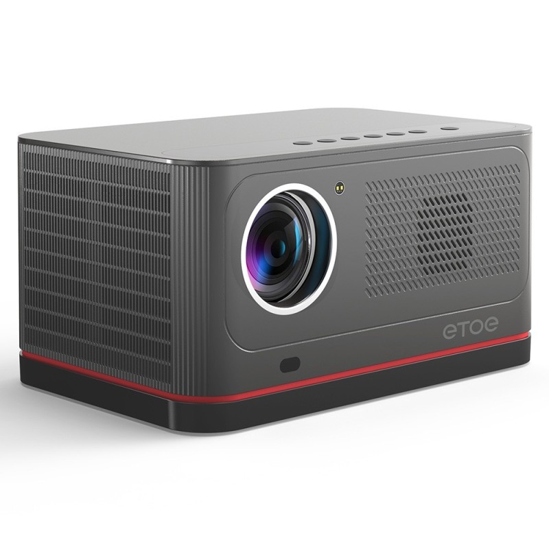 ETOE Whale Pro projektor s Android TV, 1800 ANSI, automatické zaostřování a korekce zkreslení – nová verze