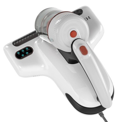 JIGOO J200 Vysavač na matrace s integrovanými dvojitými nástavci, sacím výkonem 13 kPa, UV lampou a horkým vzduchem o teplotě 60