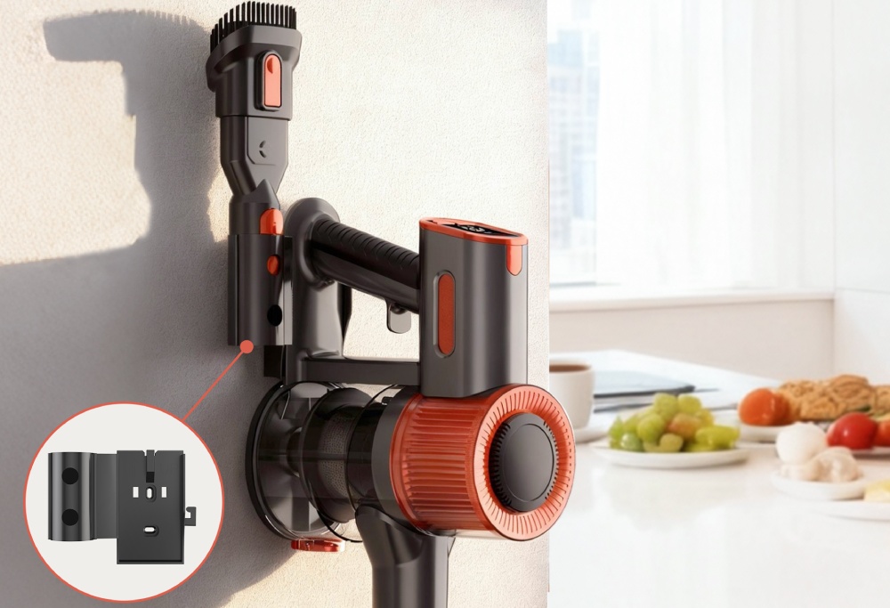 Nástěnný držák pro uložení vysavače JIGOO C200