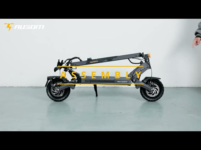  AUSOM DT2 PRO – Rozbalení a návod k montáži elektrické koloběžky